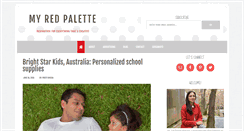 Desktop Screenshot of myredpalette.com